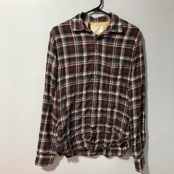 Rag & Bone Men’s Button-up Shirt Tailored Workwear - Picture 1 of 3